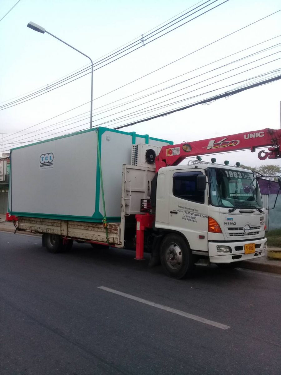 รถเฮียบ ยกย้าย ตู้คอนเทนเนอร์ เพชรเกษม สาย  4 ส่ง ลำลูกกา